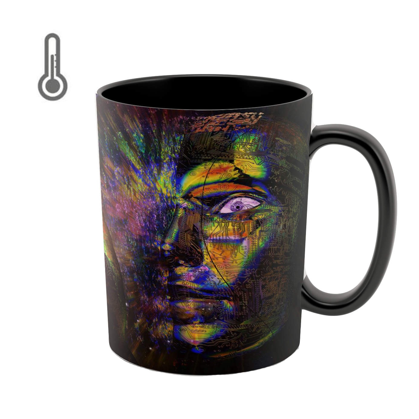 ماگ حرارتی طرح face and space