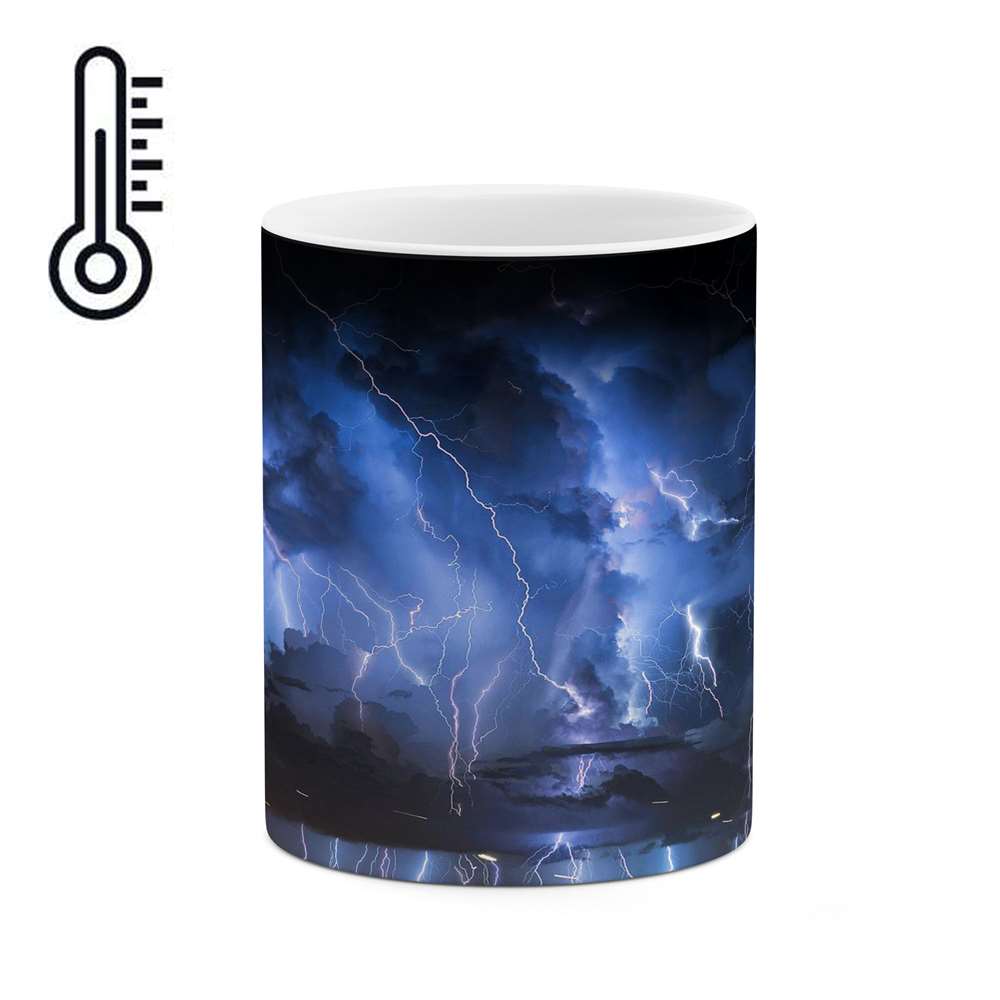 ماگ حرارتی کاکتی طرح رعد و برق مدل mgh12584