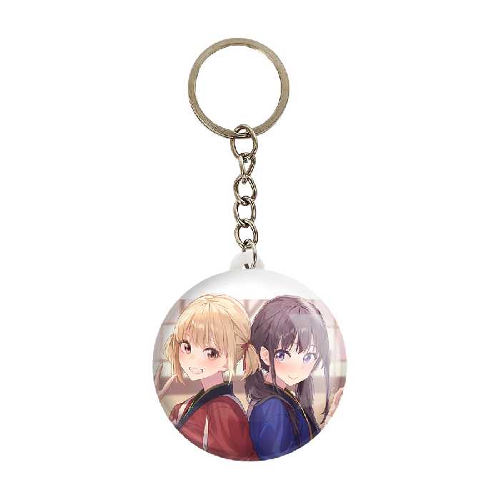 جاکلیدی خندالو مدل تاکینا و چیساتو انیمه لیکوریس ریکویل Lycoris Recoil کد 23018