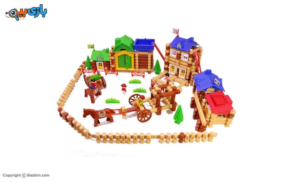 اسباب بازی قلعه 325 تکه تک توی