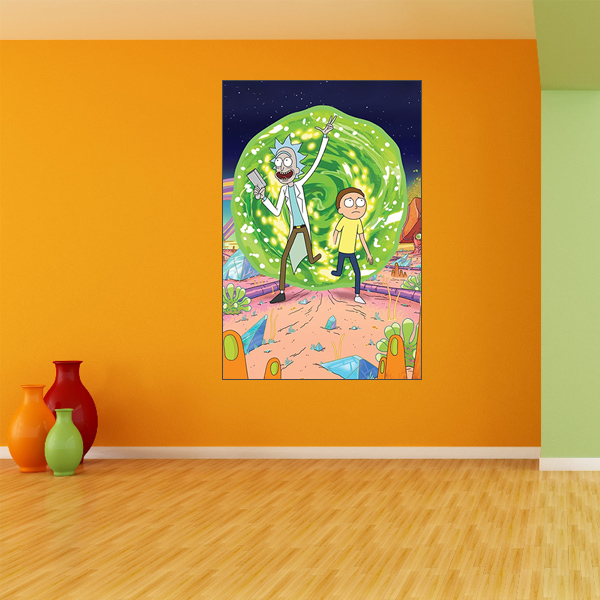 تابلو شاسی طرح ریک و مورتی کد Rick And Morty 430