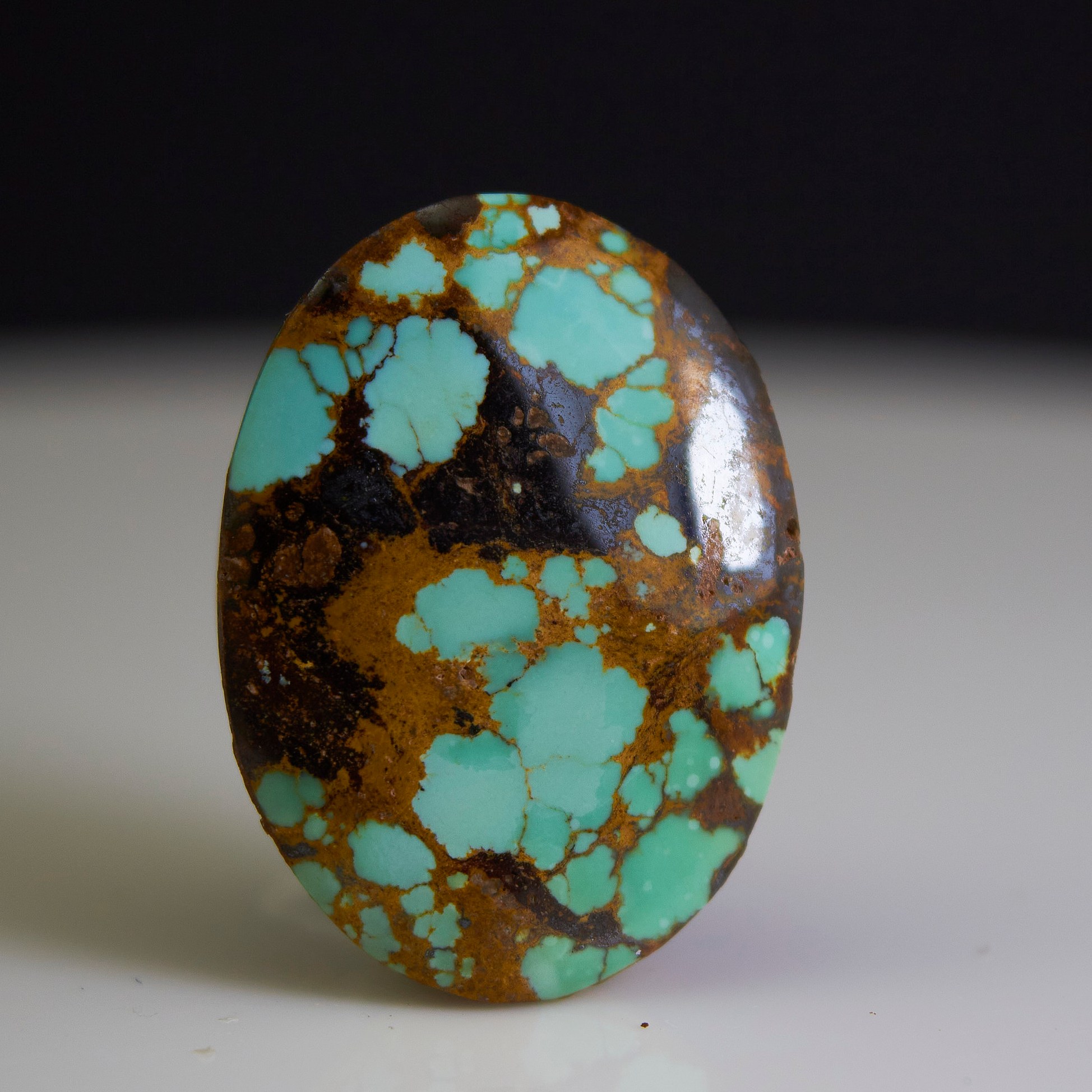 سنگ فیروزه مدل نیشابوری شجری کد AL1