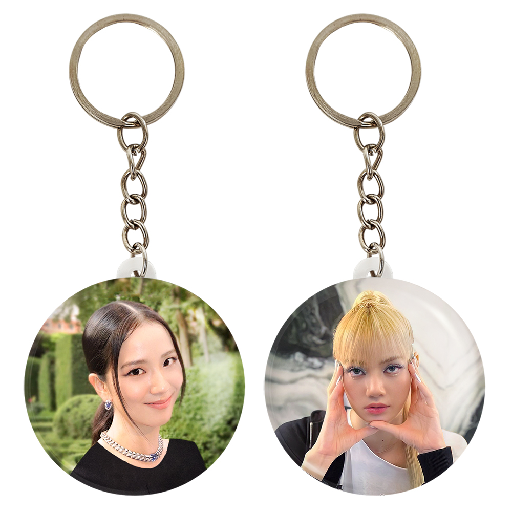 جاکلیدی خندالو مدل لیسا و جیسو گروه بلک پینک BLACKPINK کد 1675416753 مجموعه 2 عددی