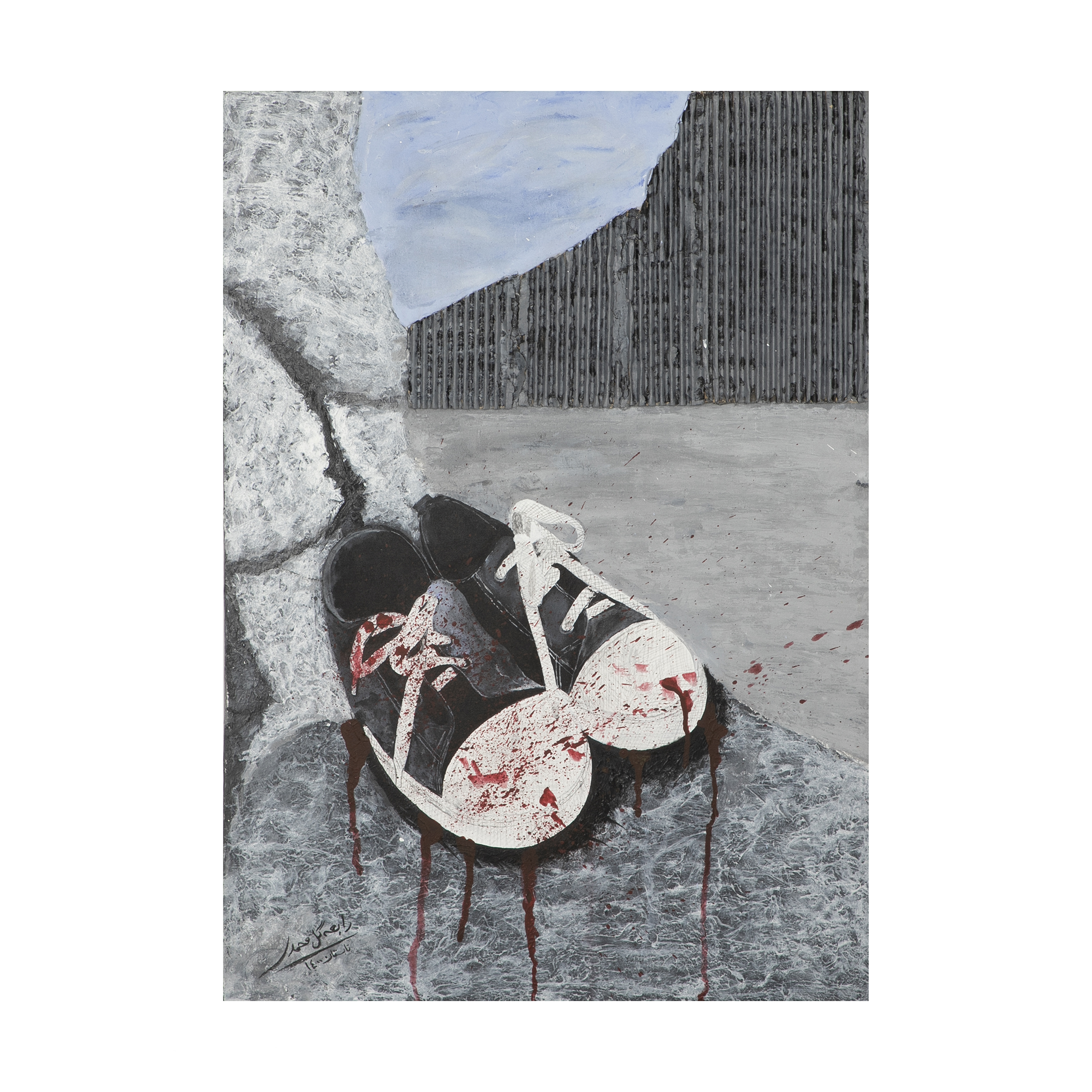 تابلو نقاشی رنگ روغن مدل جنگ