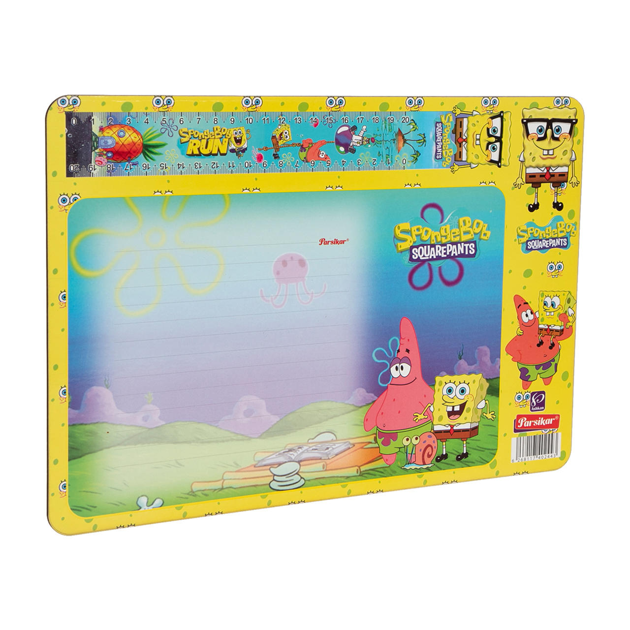 تخته وایت برد پارسیکار مدل Sponge Bob سایز 34 ×24 سانتی متر