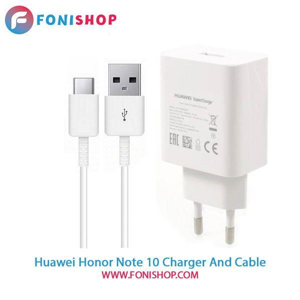 کابل و شارژر سوپر فست شارژ اصلی هوآوی Huawei Honor Note 10