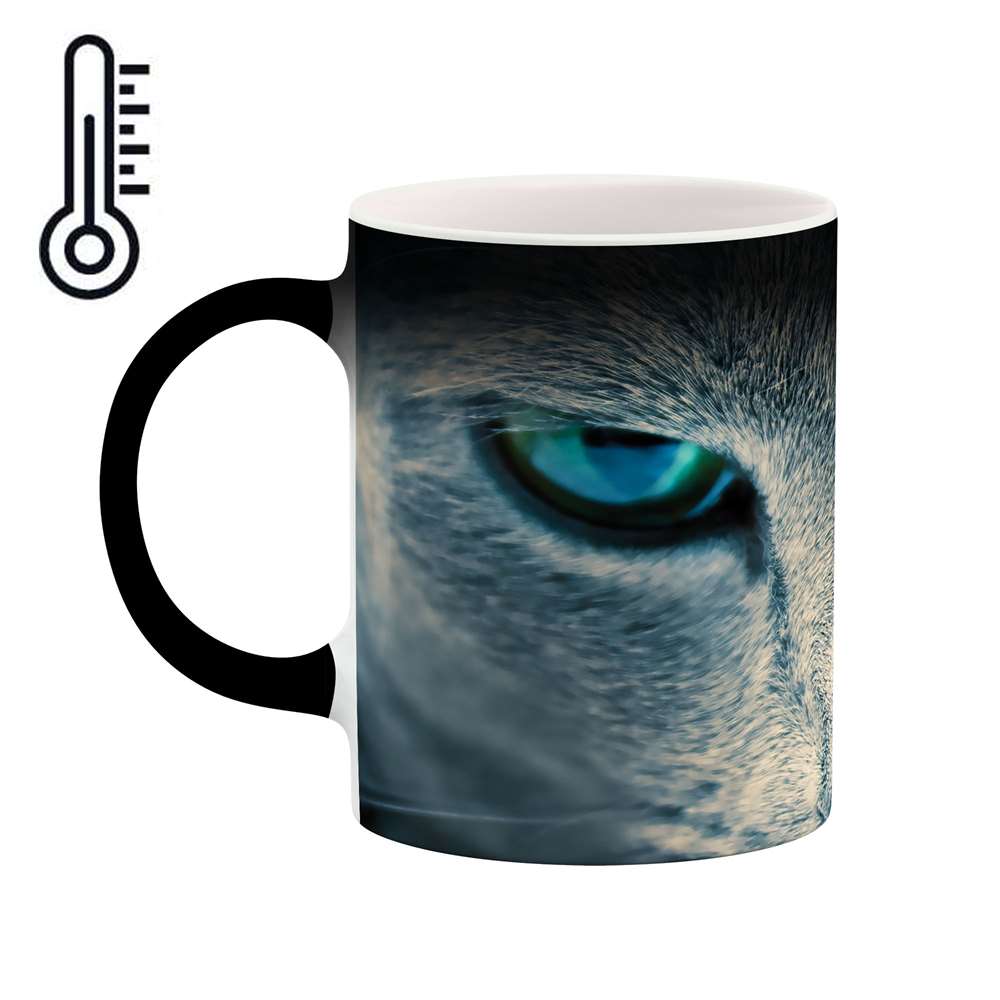 ماگ حرارتی طرح گربه مدل mgh02605