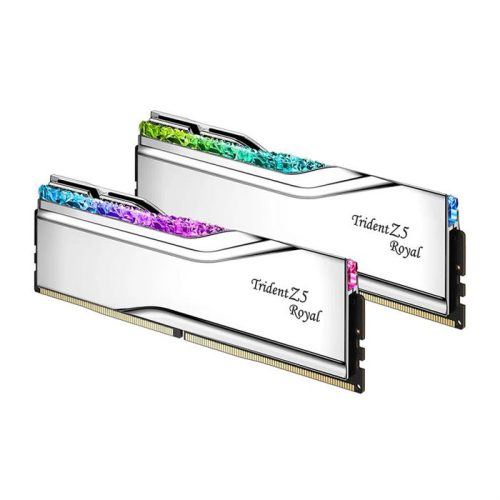 رم کامپیوتر جی اسکیل Trident Z5 Royal Silver RGB 6400Mhz ظرفیت 32 گیگابایت (آکبند-گارانتی اصلی)