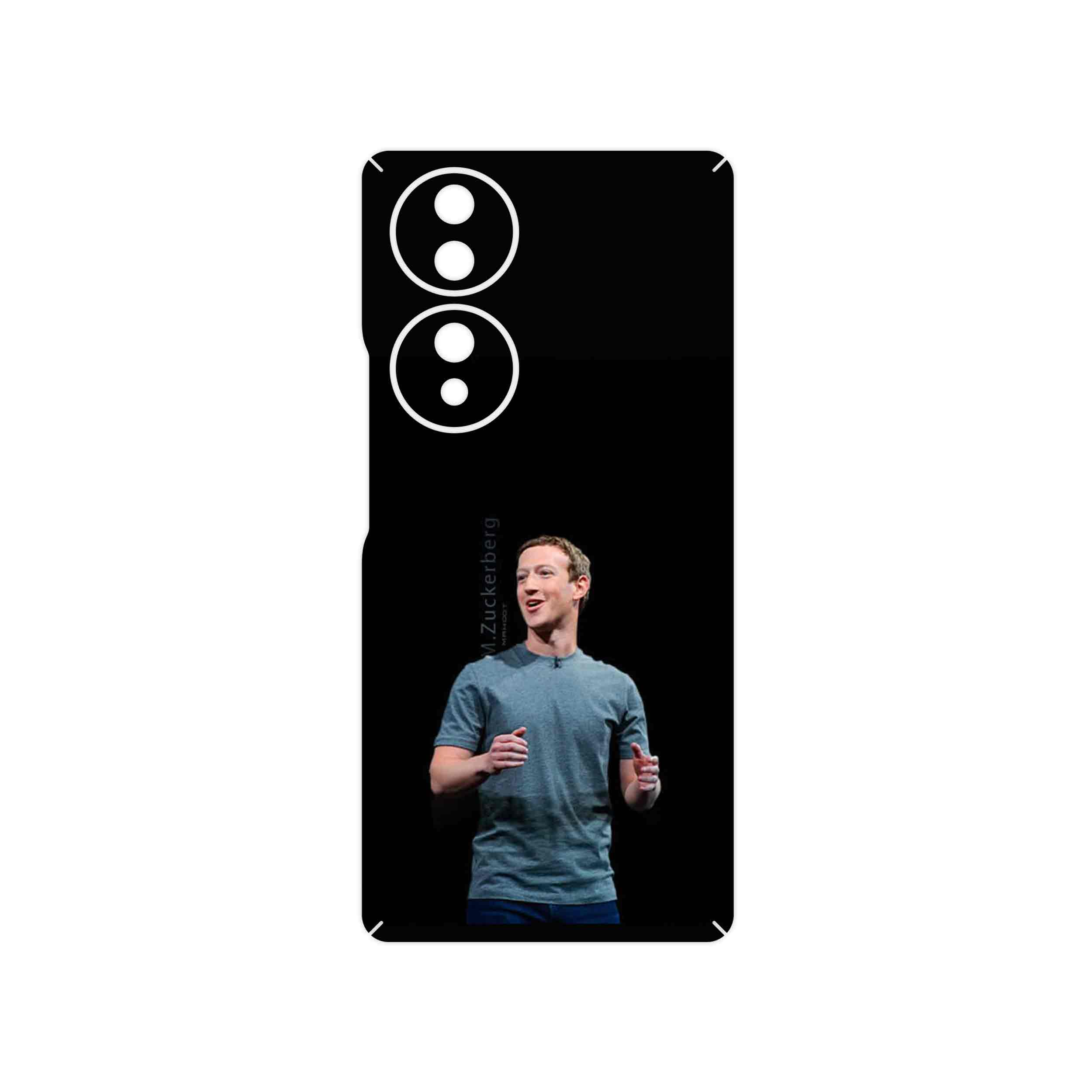 برچسب پوششی ماهوت مدل Mark_Zuckerberg مناسب برای گوشی موبایل آنر 70