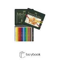 faber castell / فابر کاستل / مداد رنگی پلی کروم / 24 رنگ / جعبه فلزی