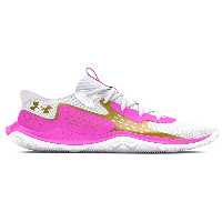 کفش بسکتبال صورتی مردانه سفید جت &#039;23 105 Under Armour