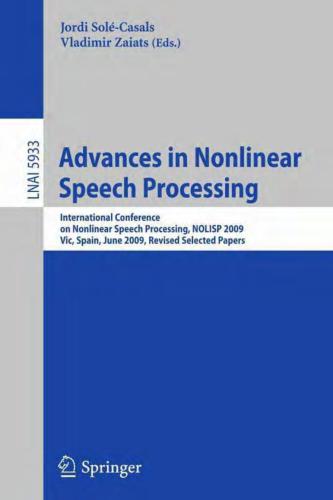 خرید و دانلود نسخه کامل کتاب Nonlinear Analyses and Algorithms for Speech Processing