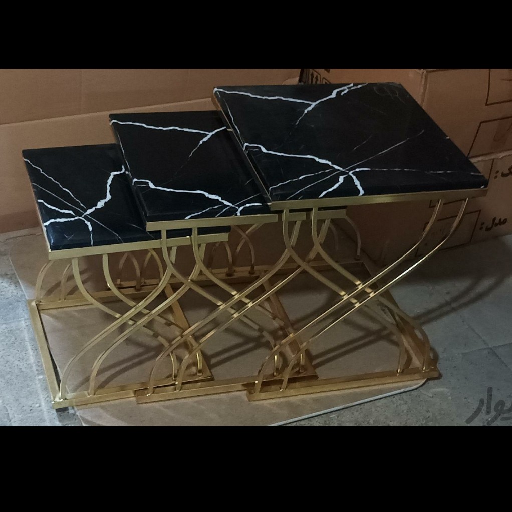 میز عسلی سری سه عددی