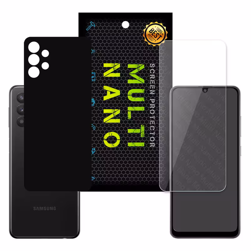 برچسب پوششی مولتی نانو مدل X-F1M-S مناسب برای گوشی موبایل سامسونگ Galaxy A32 4G به همراه محافظ صفحه نمایش | کالا برتری