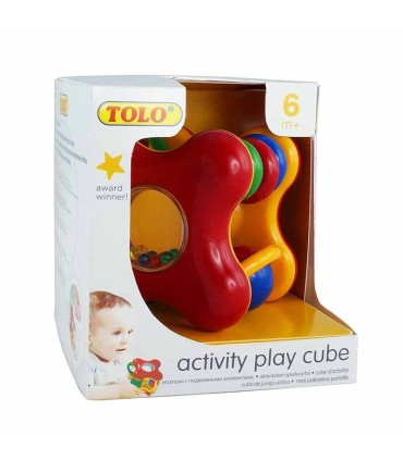 اسباب بازی تولو مکعب جغجغه ای Tolo