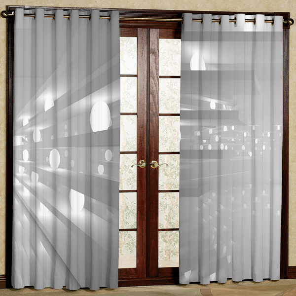 پرده مدل چاپی هازان پانچی کد 198 سایز 200x140 سانتی متر