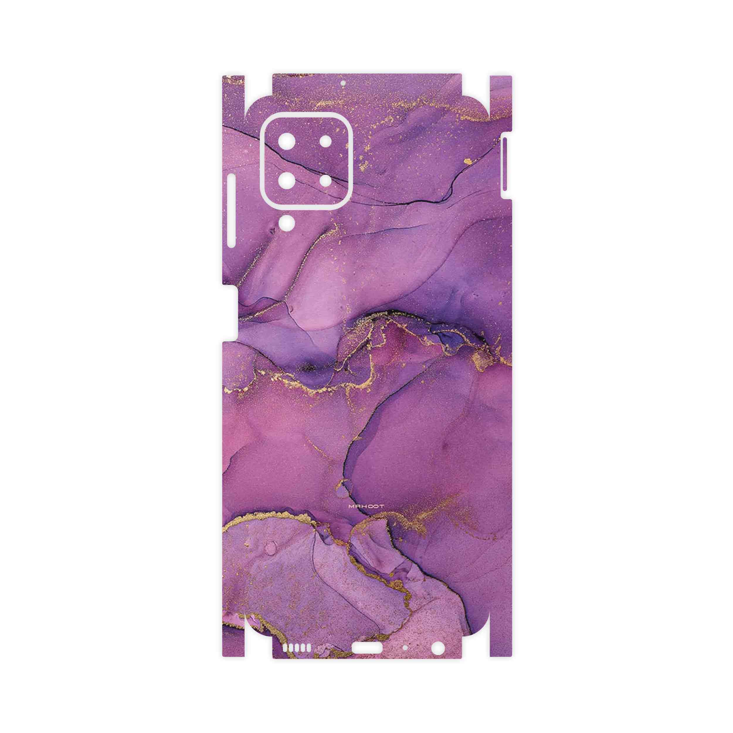 برچسب پوششی ماهوت مدل Purple Marble-FullSkin مناسب برای گوشی موبایل سامسونگ Galaxy A22 4G