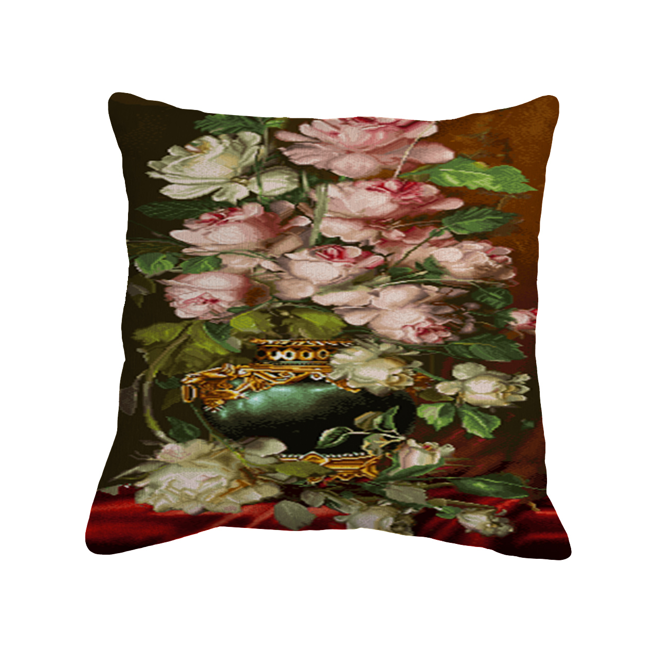 کاور کوسن طرح گل کد 2496