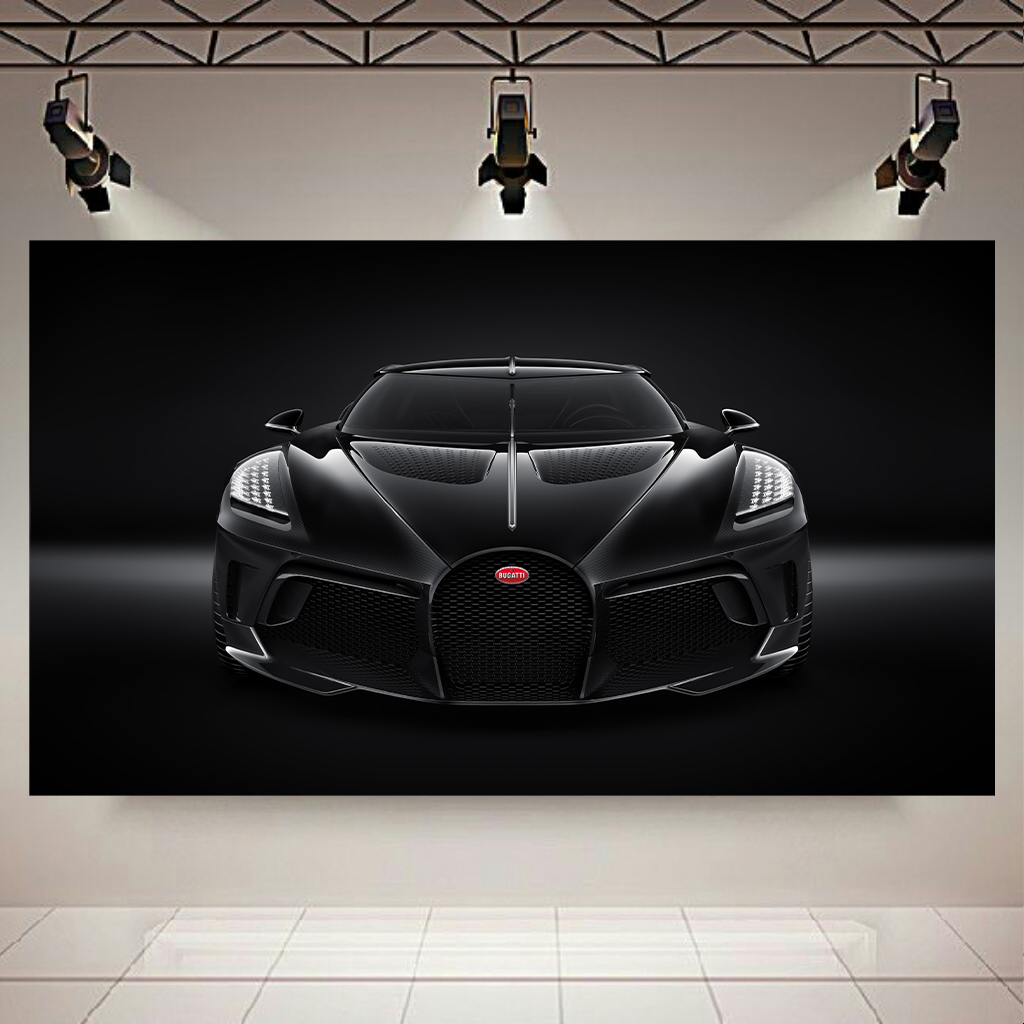 تابلو بوم طرح ماشین مدل بوگاتی La Voiture Noire کد AR9230