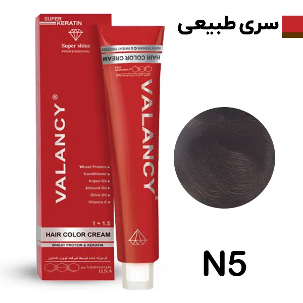 والانسی رنگ موطبیعی شمارهN5