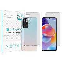 گلس صفحه نمایش و پشت گوشی شیائومی Redmi Note 11 Pro Plus 5G مدل نانو هیدروژل شفاف برند راک اسپیس کد 17483MS