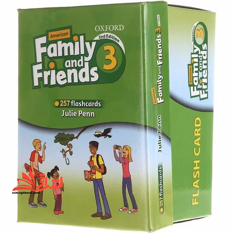 فلش کارت family and friends 3 flashcards - فروشگاه کتاب اشراق