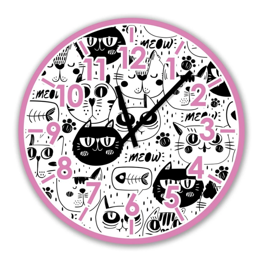 ساعت دیواری کودک پرسناژ مدل C02 ساعت دیواری مدرن-ساعت دیواری کلاسیک-ساعت دکوراتی