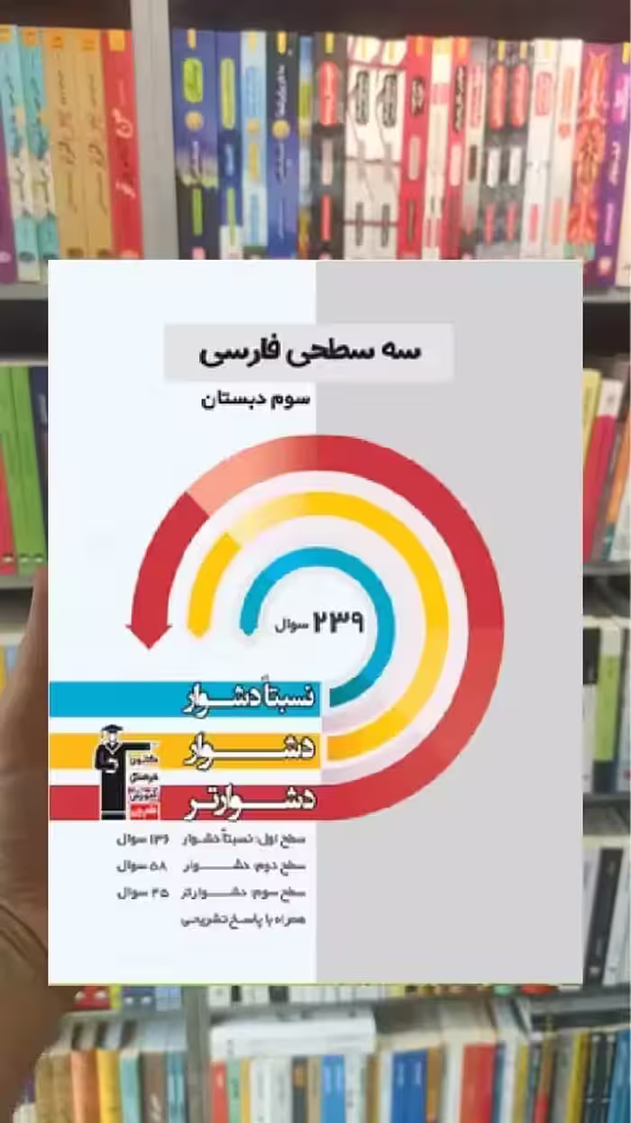 سه سطحی فارسی سوم دبستان قلم چی