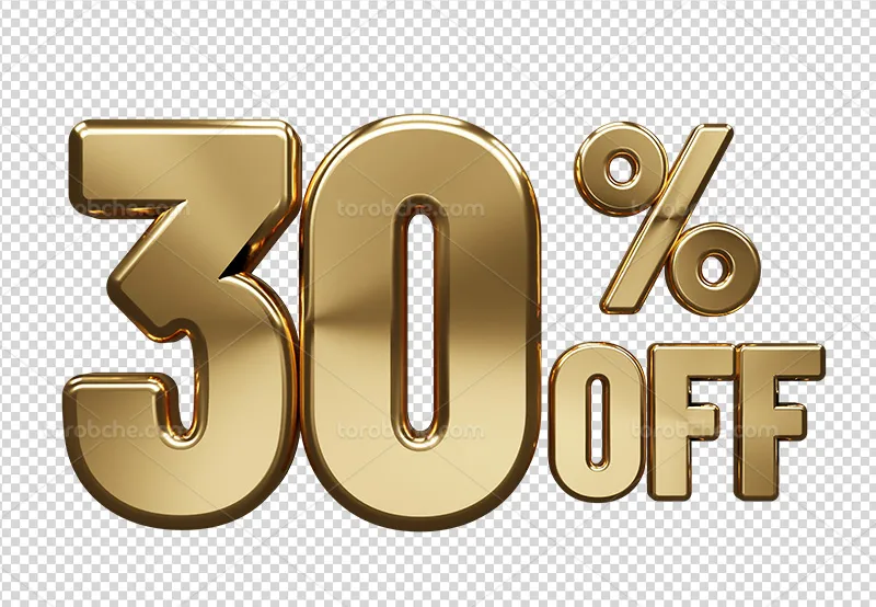 عکس PNG تخفیف 30 درصدی | گرافیک با طعم تربچه