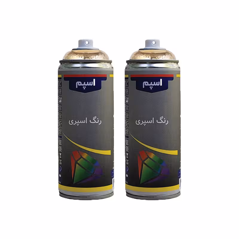 اسپری رنگ طلایی اسپم مدل gold حجم 300 میلی لیتر مجموعه 2عددی