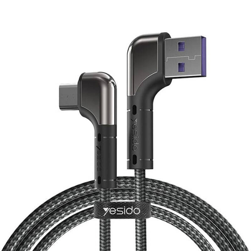 کابل تایپ سی فست شارژ Yesido CA81 2.4A 2m دو سر L