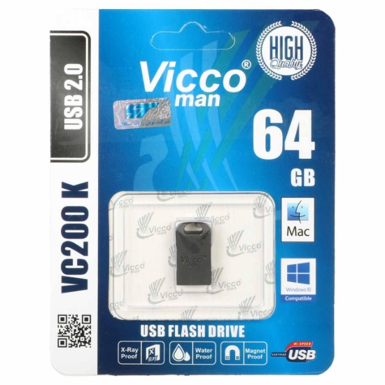 فلش مموری ویکومن مدل VC200 K USB2.0 ظرفیت 64 گیگابایت