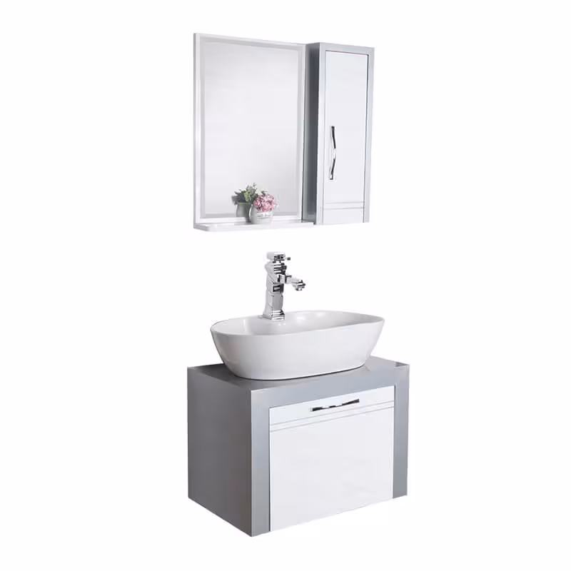 روشویی کابینتی آیسان - آینه و روشویی تجسم