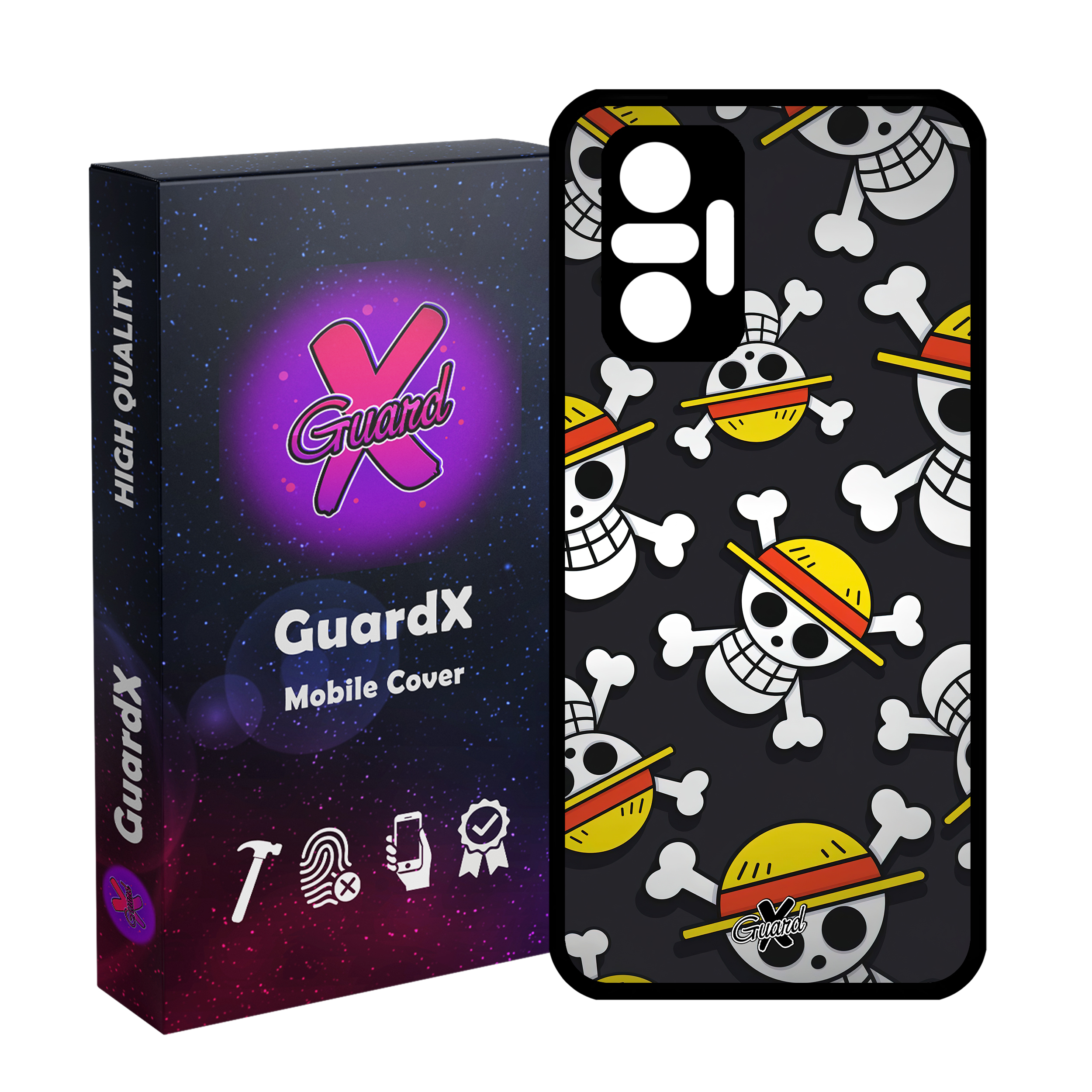 کاور گارد ایکس طرح One Piece Anime مدل Glass10507 مناسب برای گوشی موبایل شیائومی Redmi Note 10 Pro/Note 10 Pro Max