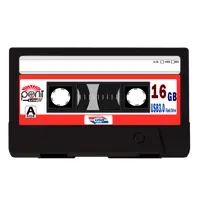  فلش مموری پرلیت یو اس بی طرح نوار کاست مدل C-67-3 ظرفیت 16 گیگابایت