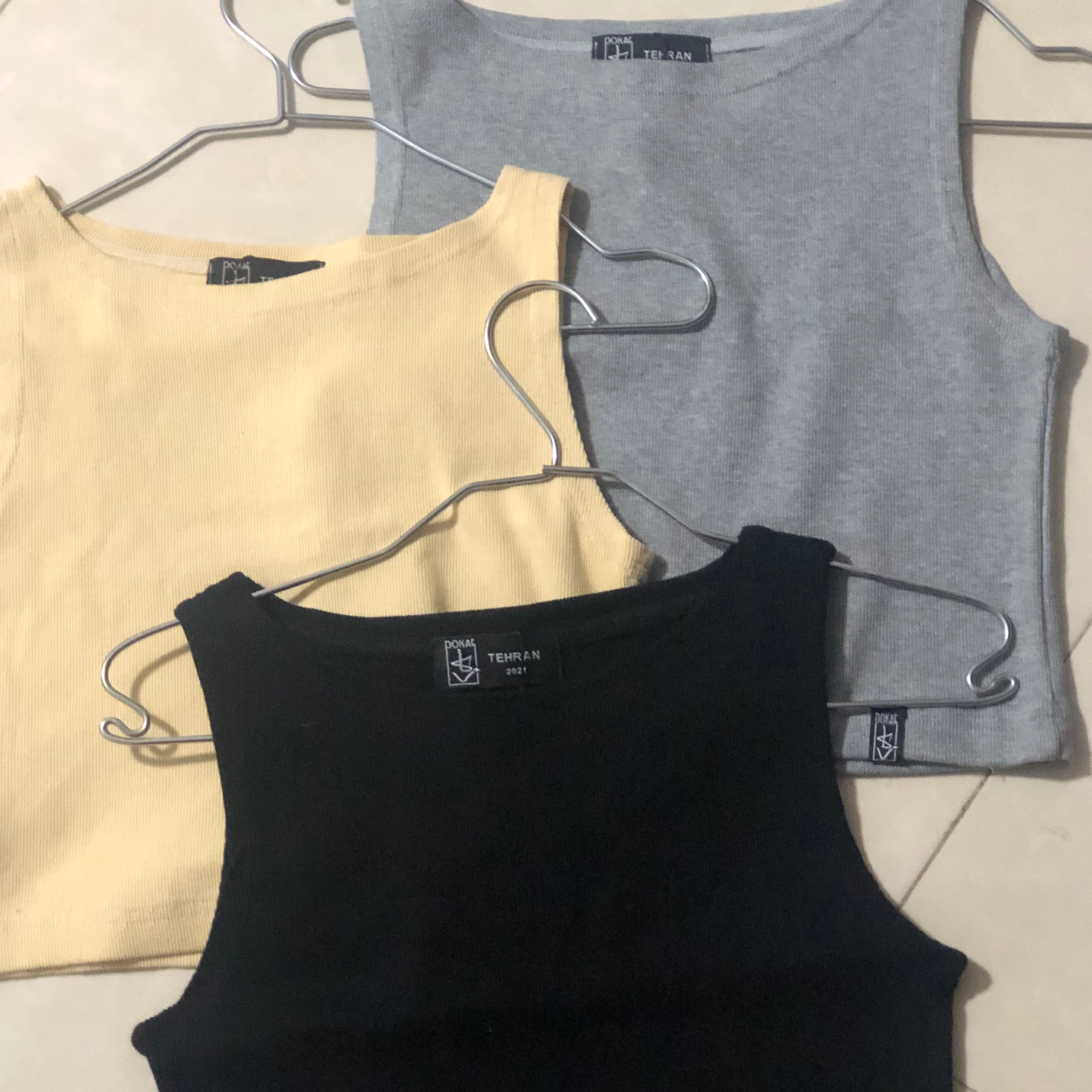 کراپ تاپ دخترانه و زنانه کبریتی سایز 38تا 42 نخ پنیه