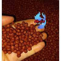  غذای ماهی رنگ  دوپینگی  گوشت خوار گیاه خوار  250 گرمی