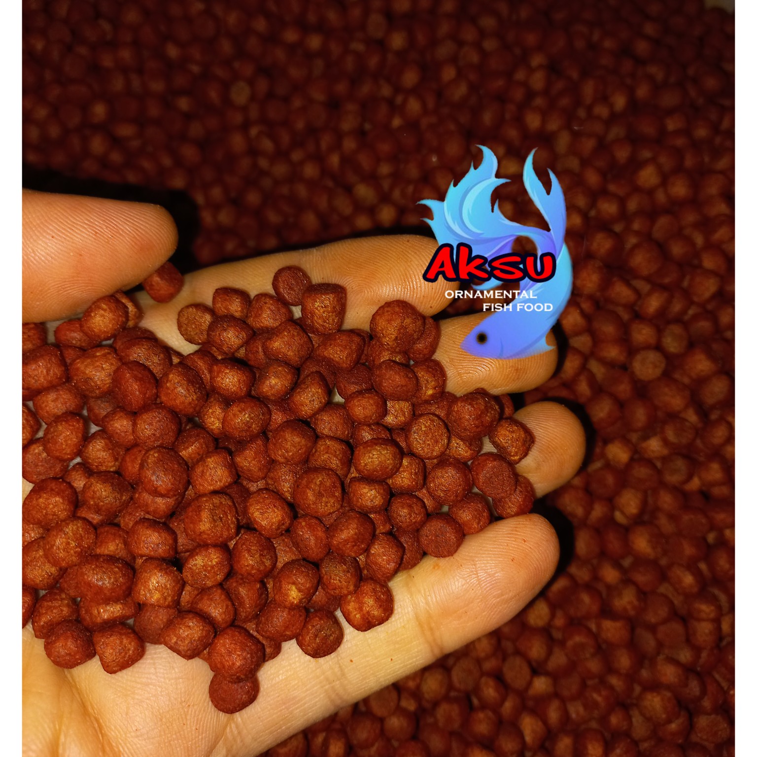 غذای ماهی رنگ دوپینگی گوشت خوار گیاه خوار 250 گرمی