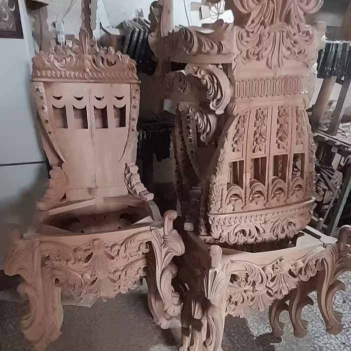 مبل خام سنگین پرکار تمام منبت