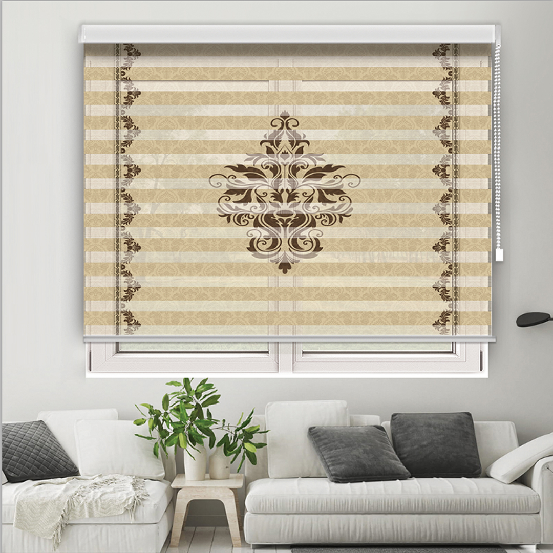 پرده زبرا مدل TD-96 سایز 135x180 سانتی متر