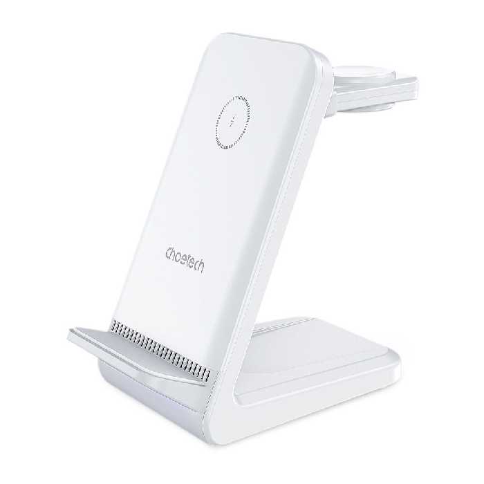 ارسال فوری و رایگان   شارژر بیسیم اپل و سامسونگ چویتک Choetech T608 15W 4in1