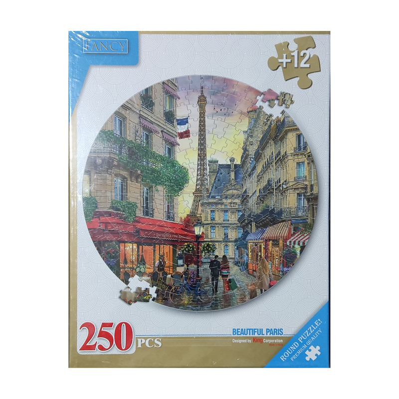 پازل 250 تکه فنسی مدل پاریس طرح گرد | چاوه