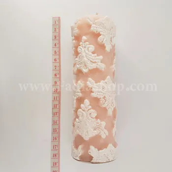 شمع استوانه سنتی رنگی