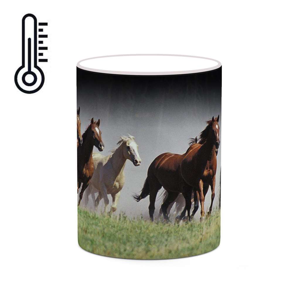 ماگ حرارتی کاکتی طرح اسب مدل mgh24329