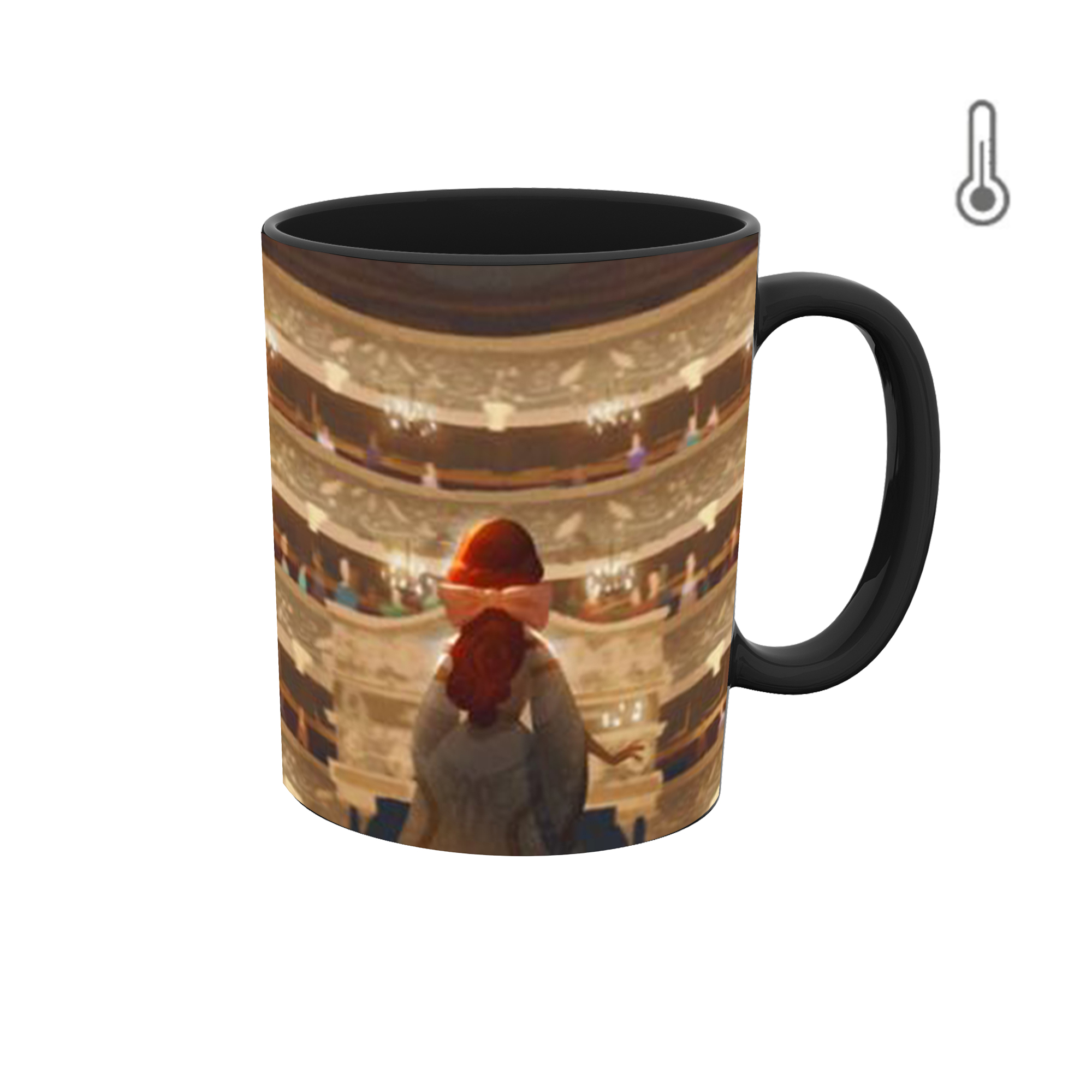 ماگ حرارتی طرح انیمیشن دیزنی پرنسس 