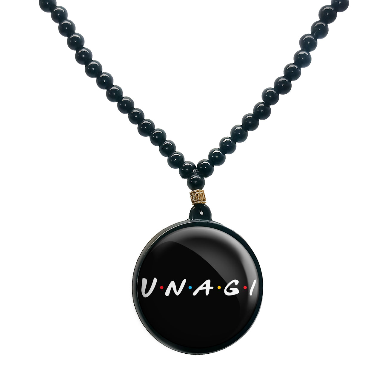 گردنبند پرمانه طرح فرندز کد pmd.18758 مدل دو طرفه