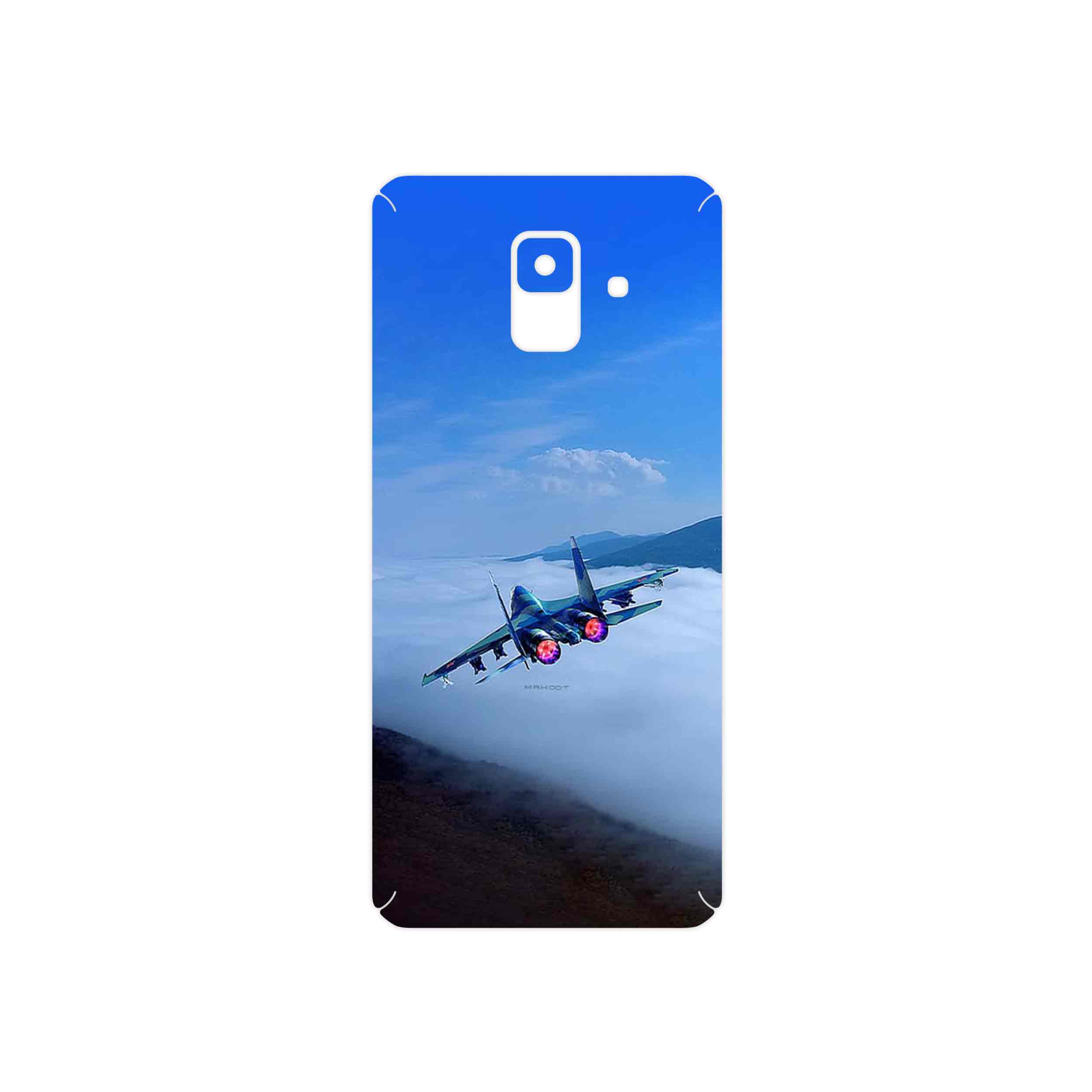 برچسب پوششی ماهوت مدل Fighter plane Su27 مناسب برای گوشی موبایل سامسونگ Galaxy A6 2018