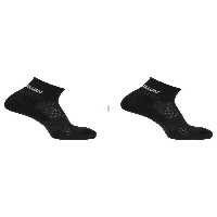 جوراب ورزشی مشکی مردانه و زنانه 2 PACK قطعه یونیسکس سیاه Salomon