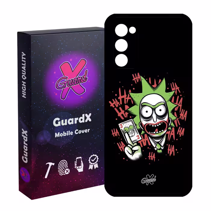کاور گارد ایکس طرح Rick and Morty مدل Glass10151 مناسب برای گوشی موبایل سامسونگ Galaxy S20 FE