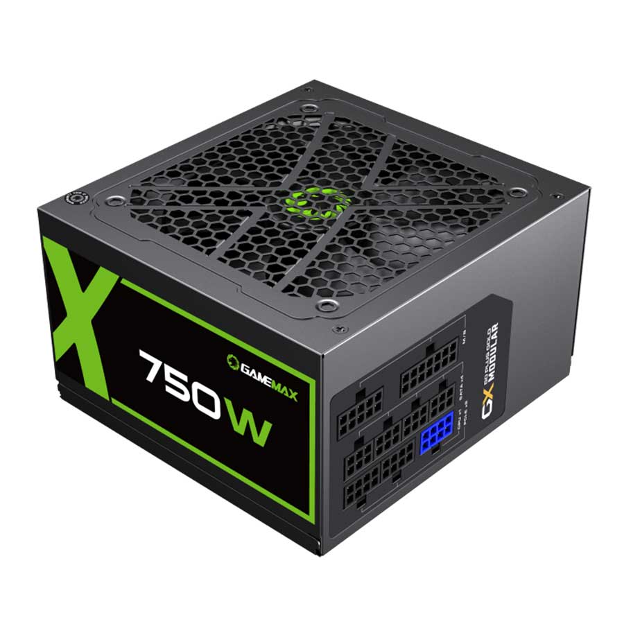 قیمت و خرید پاور کامپیوتر 750 وات تمام ماژولار گیم مکس مدل GX750 | یاس ارتباط